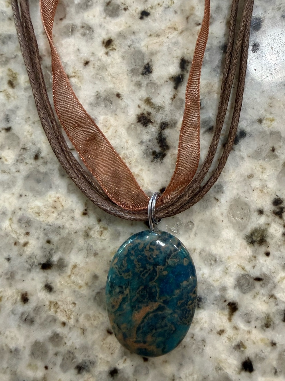 Boho style pendant necklace